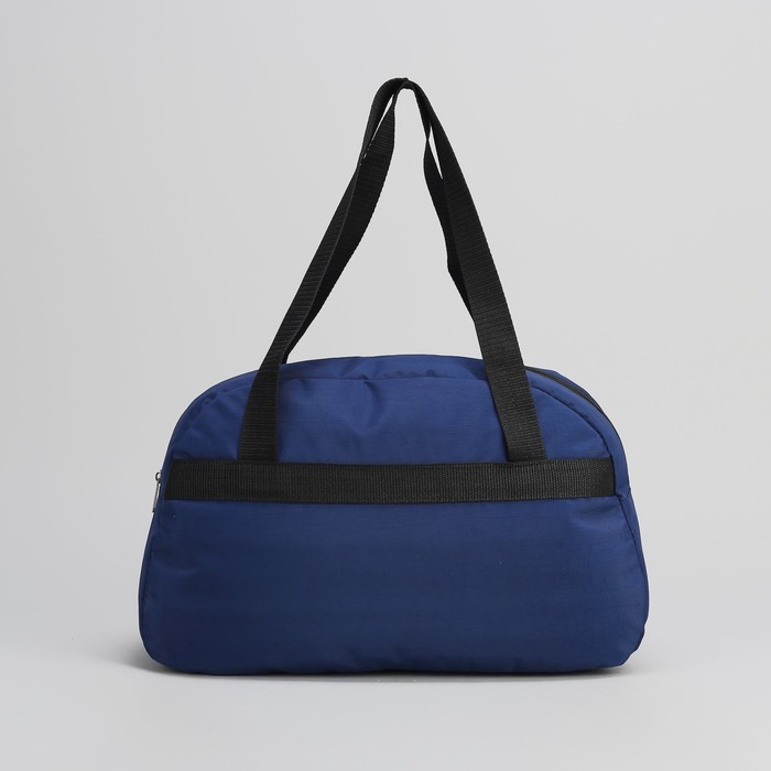 Сумка спортивная на молнии, 1 отдел, цвет чёрный