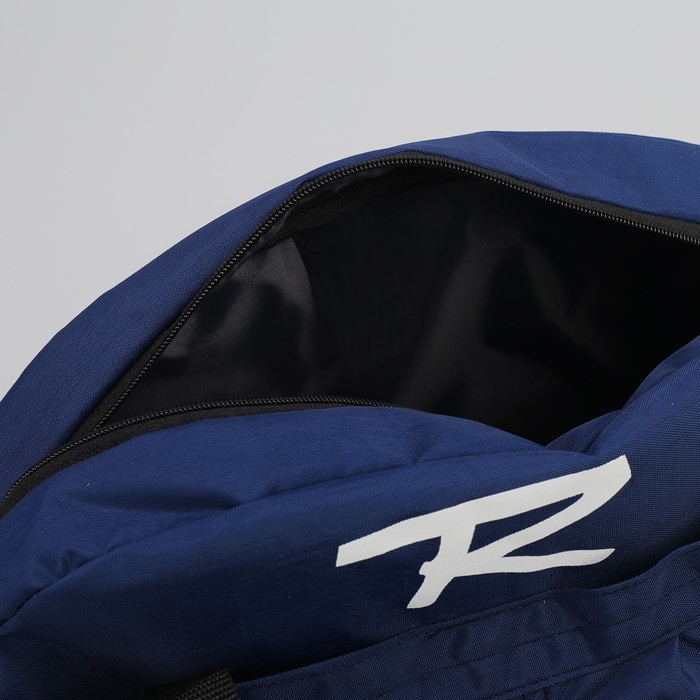 Сумка спортивная на молнии, 1 отдел, цвет чёрный