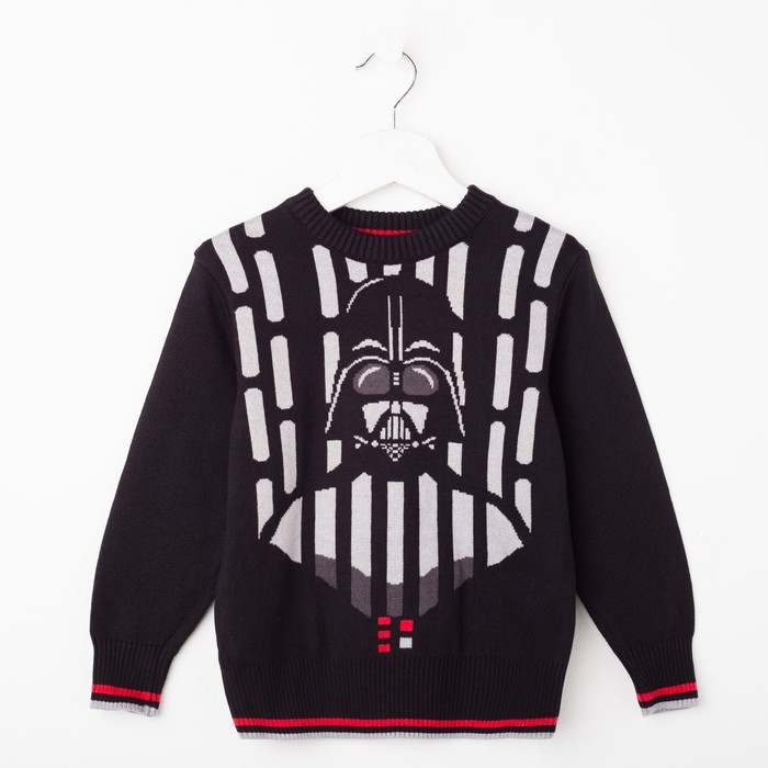 Джемпер для мальчика "Звёздные войны", рост 110 см (60), цвет чёрный