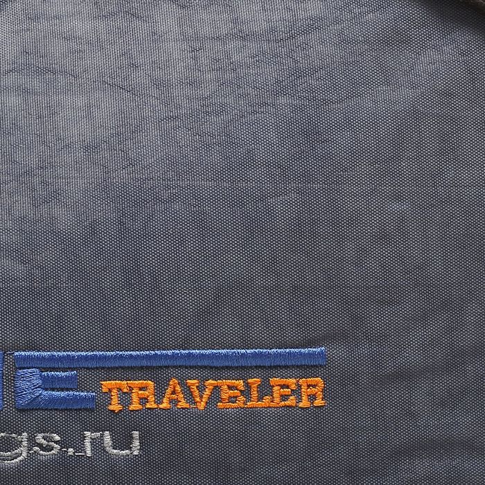 Сумка дорожная на молнии "Саквояж 4", 1 отдел, наружный карман, цвет серый