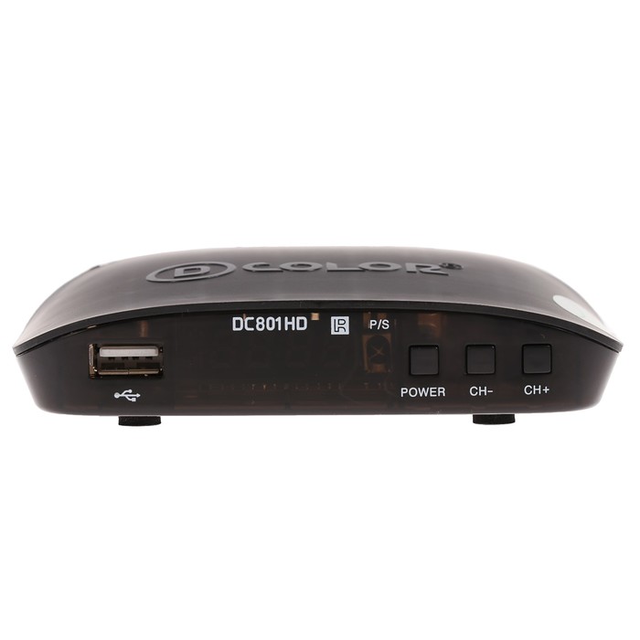 Цифровой эфирный тюнер D-COLOR DC801HD, HDMI, USB, LED-дисплей