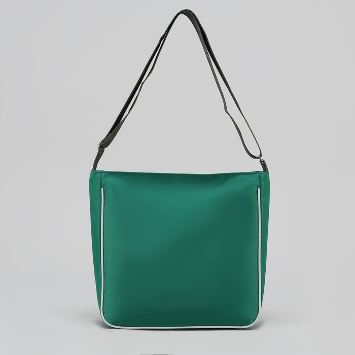 Сумка на молнии "Верония", 1 отдел, цвет зелёный