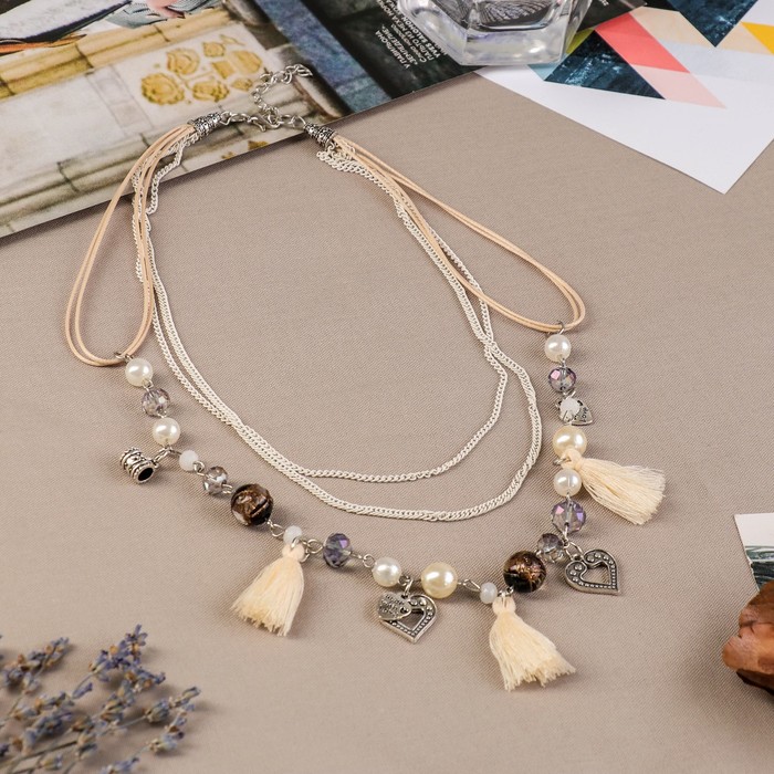 Бусы "Романтика", цветные, 45см