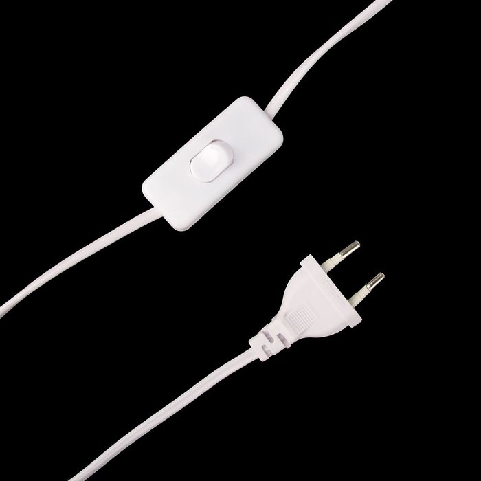 Светильник настольный белый резной 6LED "Море сердец" МИКС 17х15х15 см