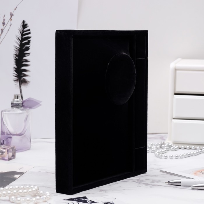 Подставка под украшения 20x22x4, цвет черный