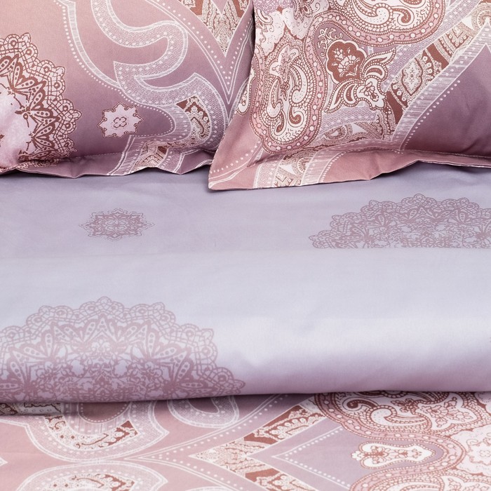 Постельное бельё "Этель" евро Мексиканский узор, размер 200х220 см, 220х240 см, 50х70 ± 3 см - 2 шт.