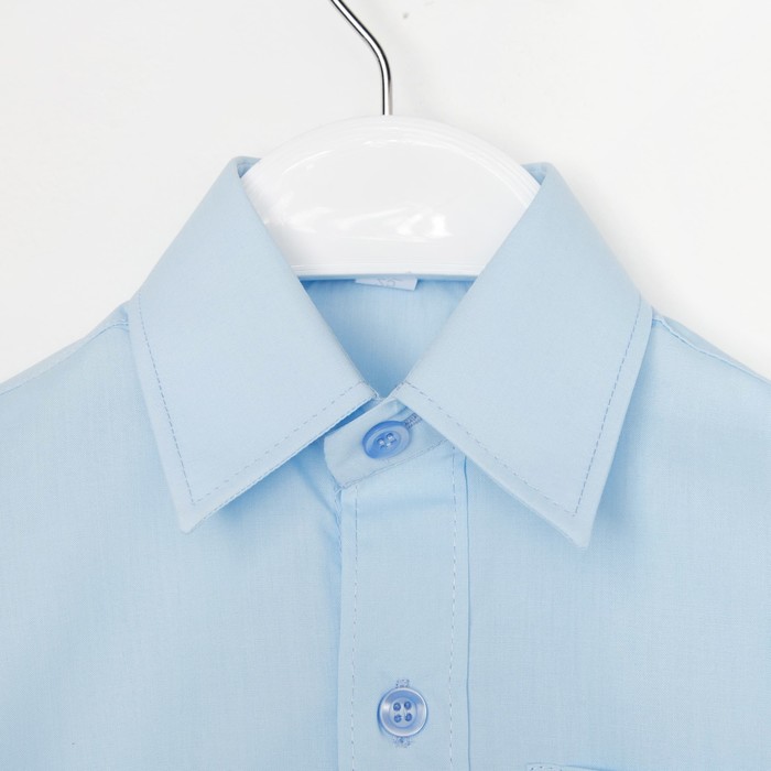 Сорочка для мальчика, рост 86 см (25), цвет светло-голубой 181_М