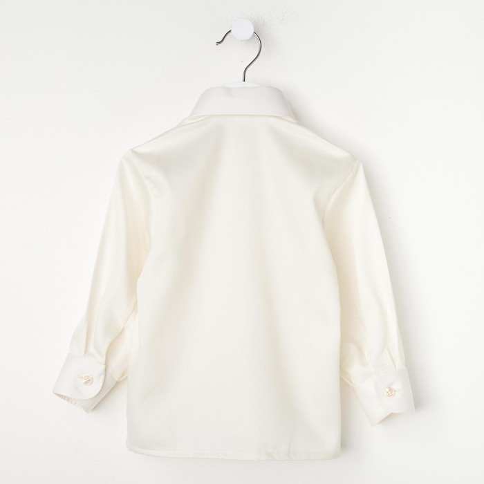 Сорочка для мальчика, рост 86 см (25), цвет ваниль 181_М