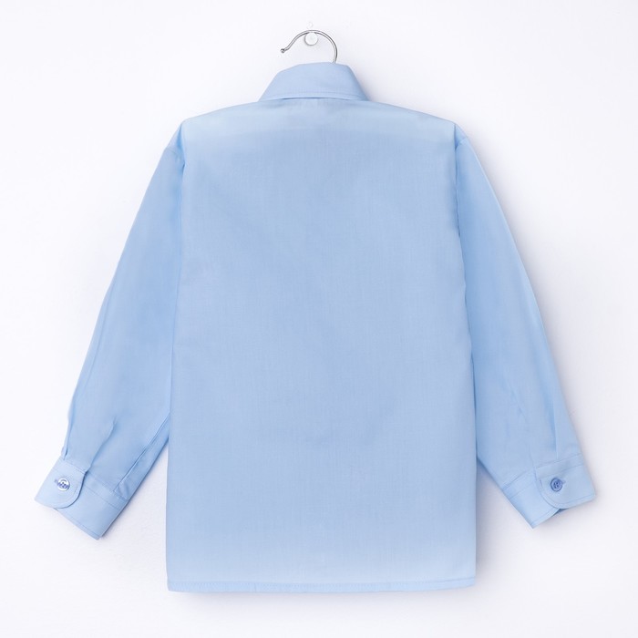 Сорочка для мальчика, нарядная с галстуком, рост 98-104 см (26), цвет светло-голубой 1181 193291