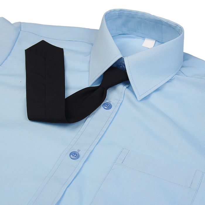 Сорочка для мальчика, нарядная с галстуком, рост 98-104 см (26), цвет светло-голубой 1181 193291