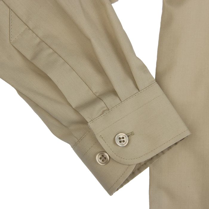 Сорочка для мальчика, нарядная с галстуком, рост 134-140 см (32), цвет оливковый 1181А