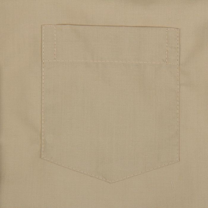 Сорочка для мальчика, нарядная с галстуком, рост 122-128 см (31), цвет бежевый 1181А