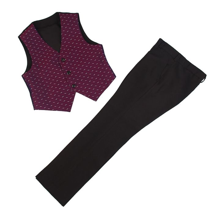 Костюм для мальчика, рост 98 см, цвет тёмно-сиреневый 393