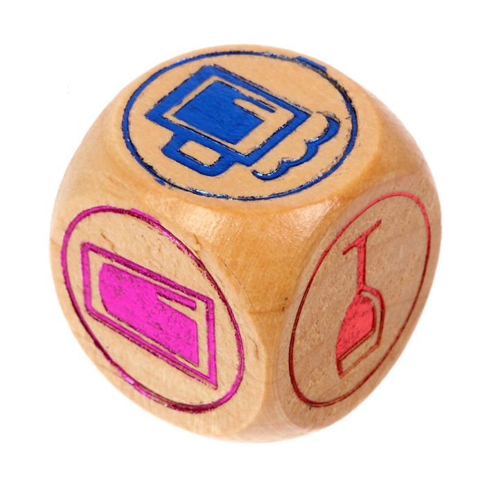 Кубик деревянный алкогольный "Сколько выпить?"