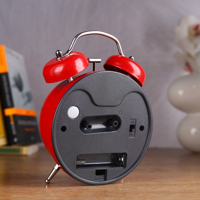 Будильник d=11,5см, микс, на циферблате Совушки (тихий ход) с подсветкой