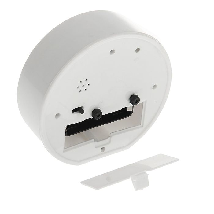 Будильник круг цифры объем, разноцветный циферблат с блестками микс d=10см