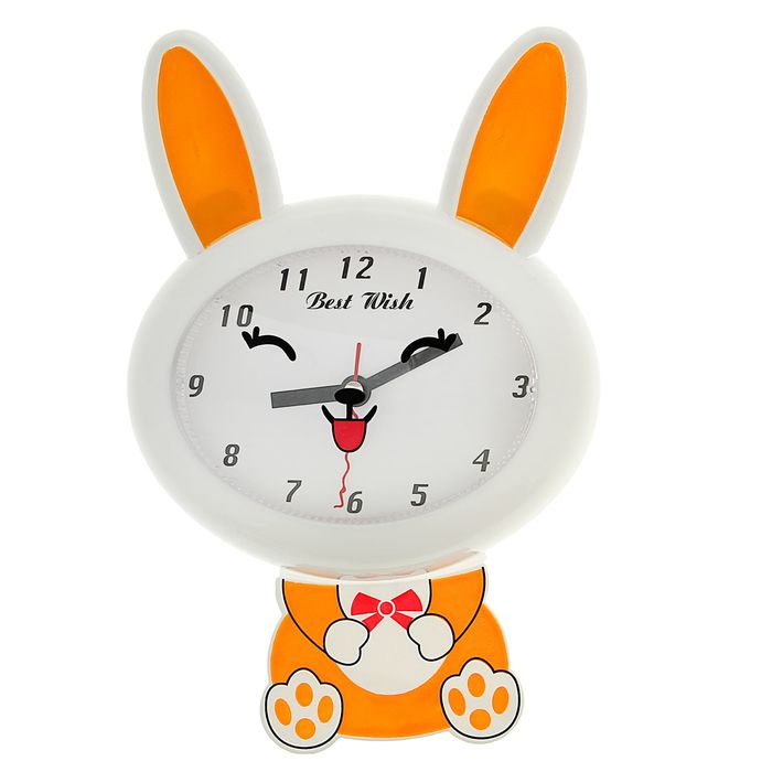 Часы настенные детские "Зайка-улыбайка"