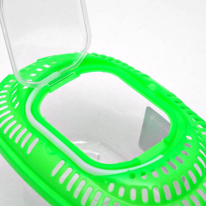 Переноска овальная, 23 х 15 х 12,5 см, микс цветов