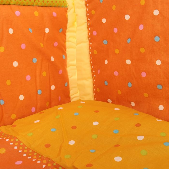 Комплект в кроватку "Лоскуток" (6 предметов), цвет 10605