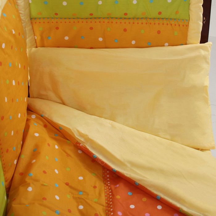 Комплект в кроватку "Лоскуток" (6 предметов), цвет 10605