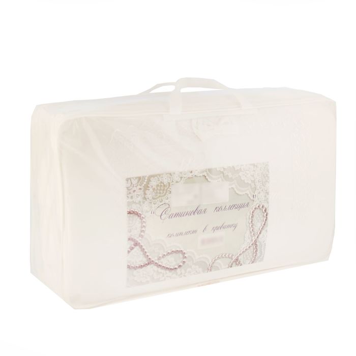 Комплект в кроватку "Наше счастье" (6 предметов), цвет белый 10625