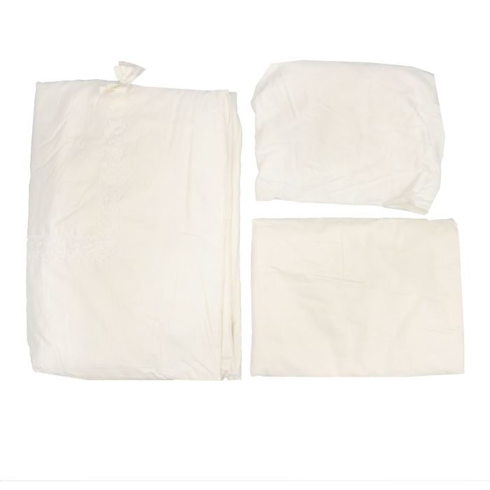 Комплект в кроватку "Наше счастье" (6 предметов), цвет молочный 10625