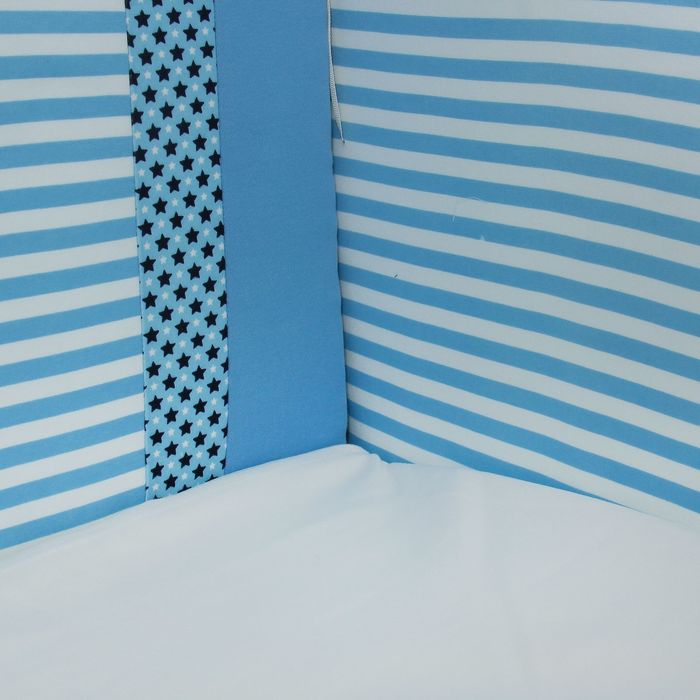 Комплект в кроватку "Очарование" (6 предметов), цвет голубой 10016