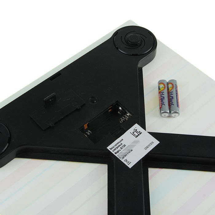 Весы напольные Irit IR-7249, электронные, до 180 кг, ЖК-дисплей, "полоски"