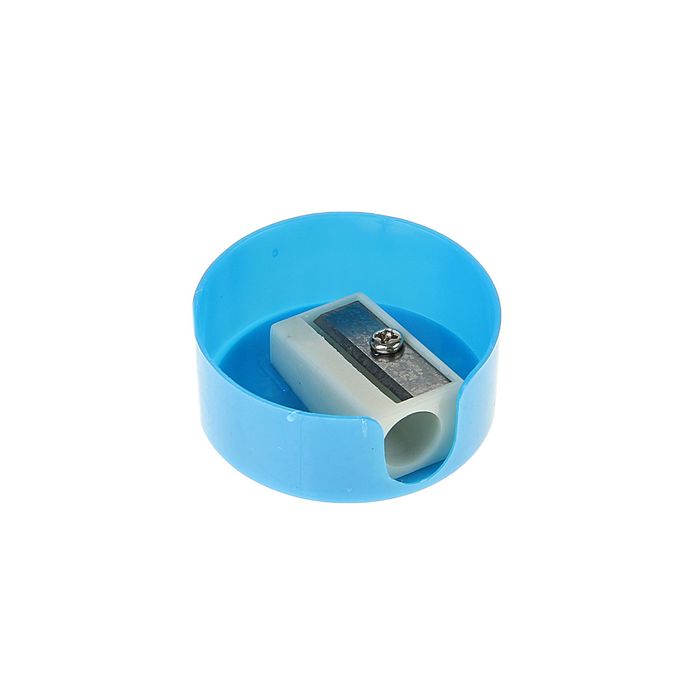 Набор канцелярский детский 6 предметов(2карандаша+2колпачка+ластик+точилка) МИКС