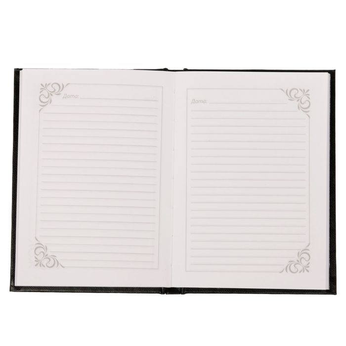 Ежедневник "Босс", А6, 80 листов, экокожа