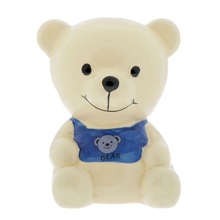 Копилка "Мишка в маечке", МИКС