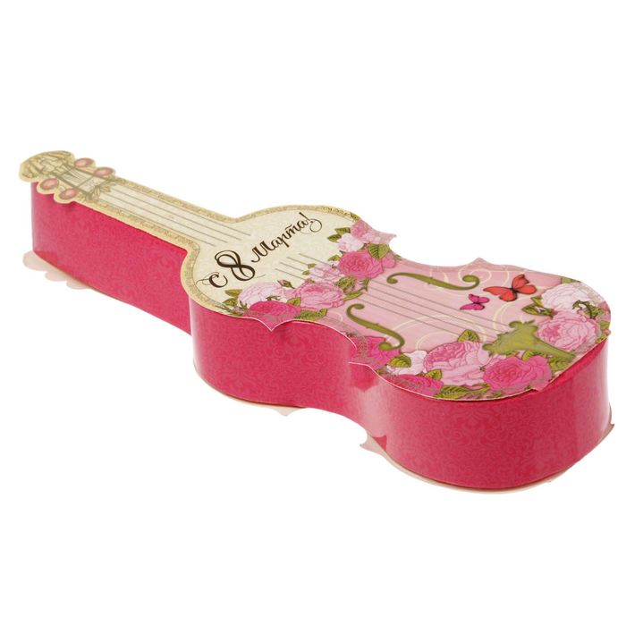 Мыльные лепестки в коробке-скрпике "С 8 марта", 7 шт.