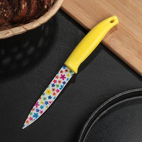 Нож кухонный «Ланфорд», лезвие 11 см, с антиналипающим покрытием, цвет МИКС