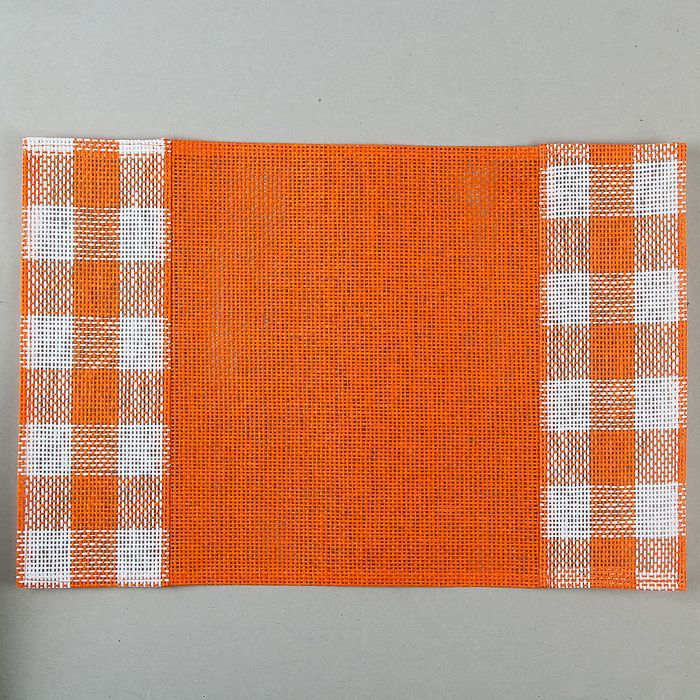 Салфетка кухонная "Ретро" 45х30 см, цвет оранжевый