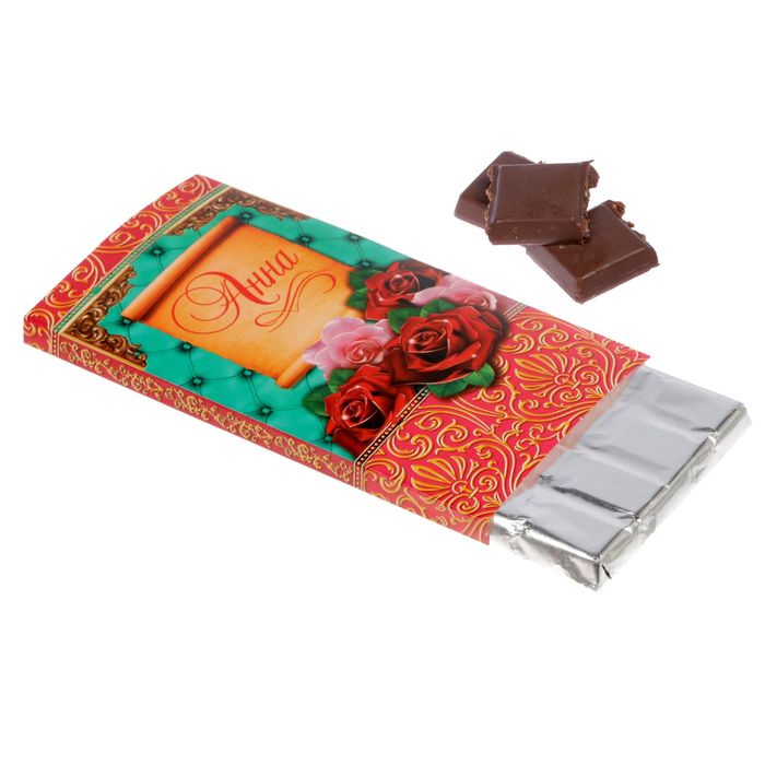Обертка для шоколада "Анна"
