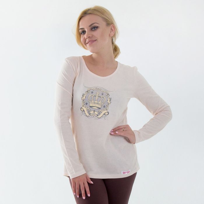 Джемпер женский KAFTAN "Королевская", размер XL(50), 100% хлопок