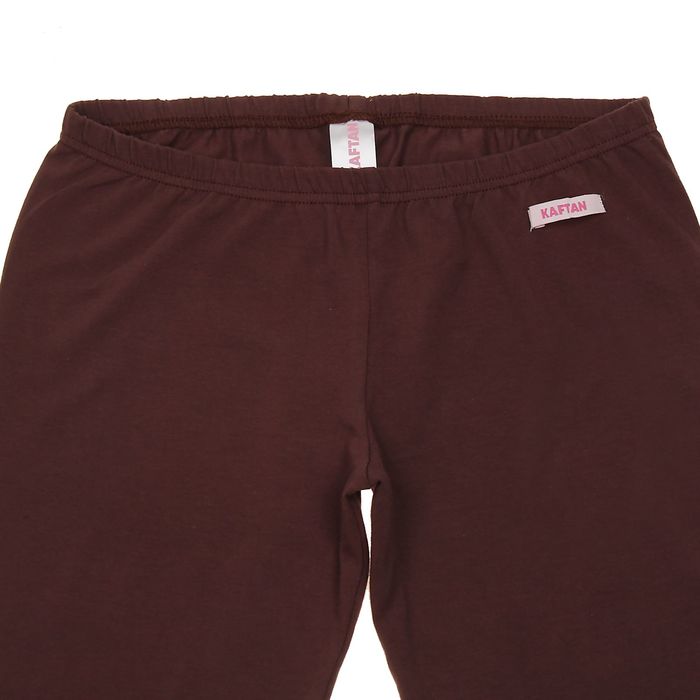 Леггинсы женские KAFTAN basic, цвет шоколад, размер XS (42) хлопок, эластан