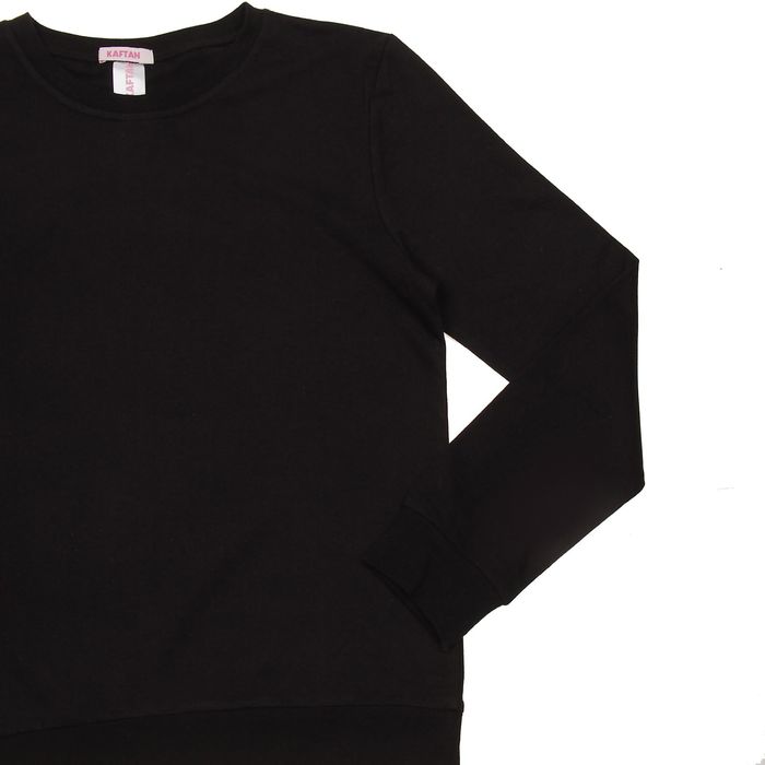 Толстовка KAFTAN basic, черный, р-р S(44) 100% хлопок