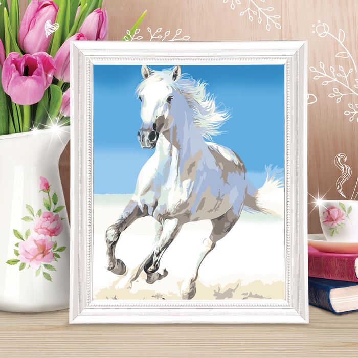 Роспись по номерам без подрамника "Лошадь", 30 х 40 см