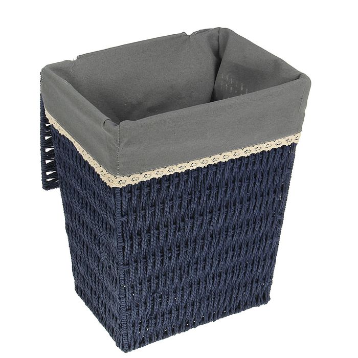 Корзина для белья плетеная "Голубика"