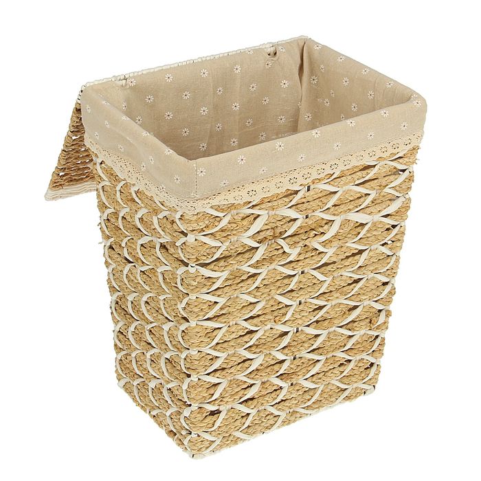 Корзина для белья плетеная "Белый шоколад"