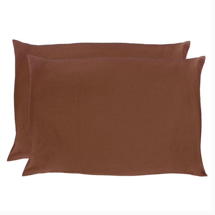Комплект наволочек "Этель" Горький шоколад 50х70 см - 2 шт, 100% хлопок, сатин