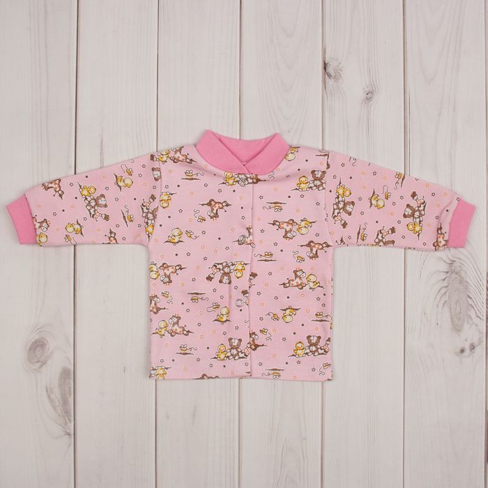 Кофточка на кнопках, 02201-12, цвет МИКС, рост68