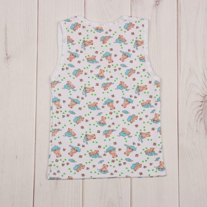 Майка детская, рост 74 см, цвет МИКС 09204-12_М