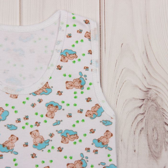 Майка детская, рост 86 см, цвет МИКС 09204-12_М