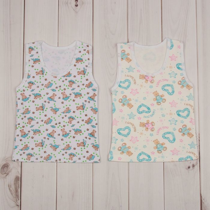 Майка детская, рост 92 см, цвет МИКС 09204-12_М