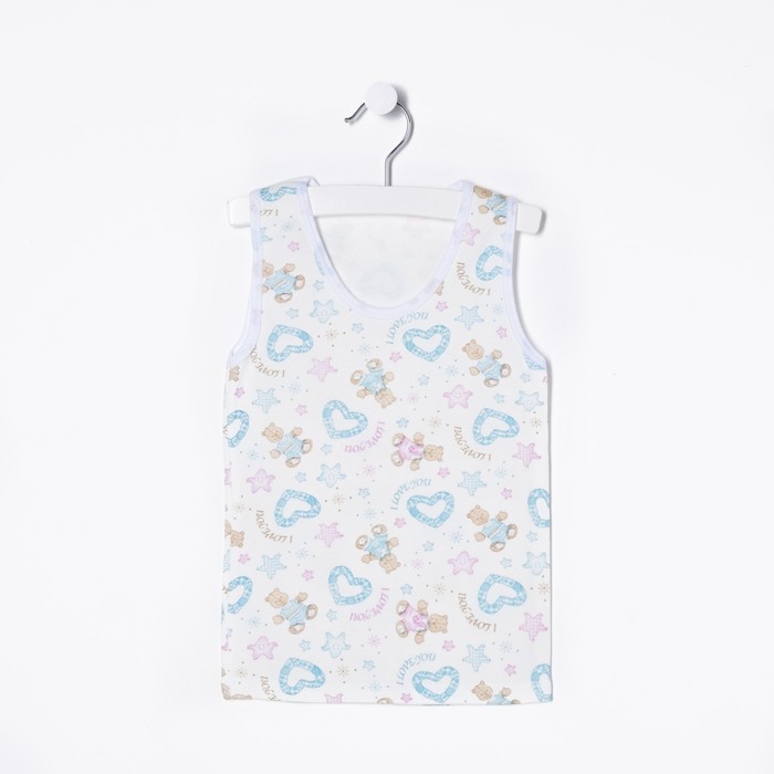 Майка детская, рост 116 см, цвет МИКС 09204-12