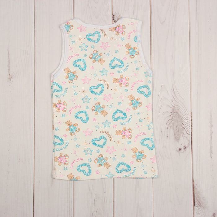 Майка детская, рост 116 см, цвет МИКС 09204-12