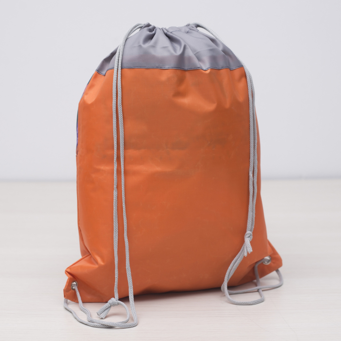 Мешок для обуви на шнурке "Лепестки", 1 отдел, цвет красный