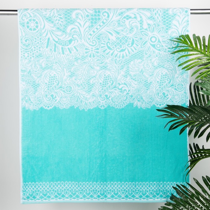 Полотенце махровое Авангард жак. 70x140 4739, Романтика, хлопок, 420 гр/м2